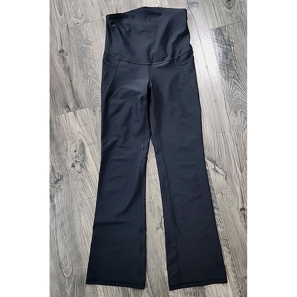Old Navy Active PowerSoft High Rise Slim Boot Cut Go-Dry Leggings Small Black